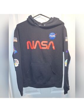 Artist Union Clothing Co. NASA Black Hoodie Small